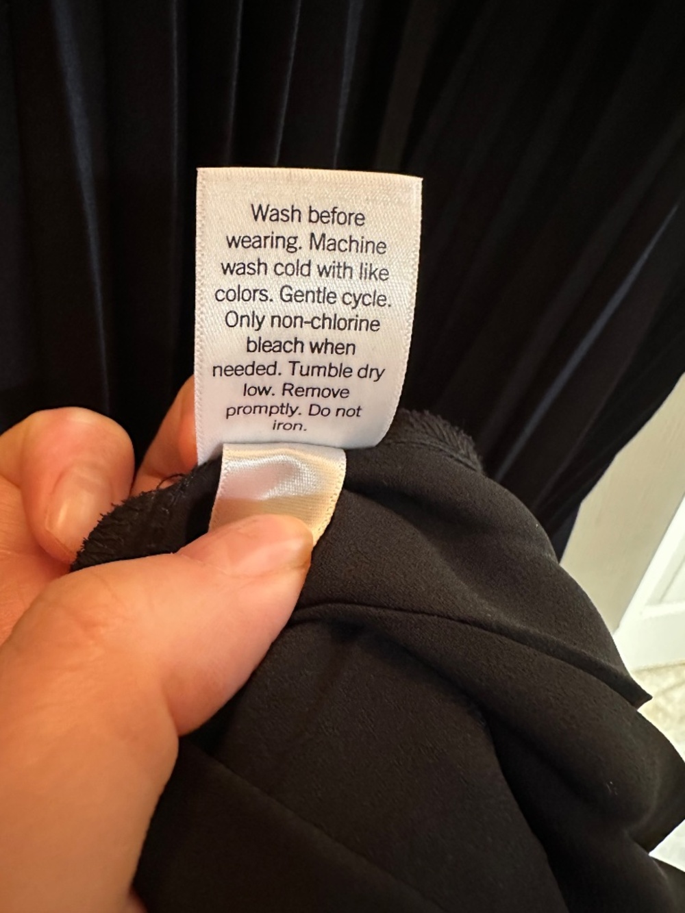 Croft & Barrow 3X Black Pleated Skirt Shift Dress Like New Flattering - Picture 11 of 11
